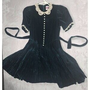 Pleasant Company Dress Like Your Doll Molly Dress Size 14 Green American Girl